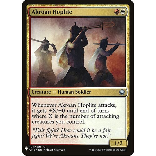 Akroan Hoplite - MB1