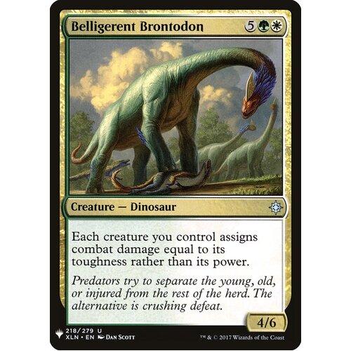 Belligerent Brontodon - MB1