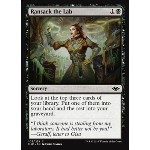 Ransack the Lab - MH1
