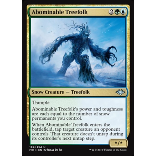 Abominable Treefolk FOIL - MH1