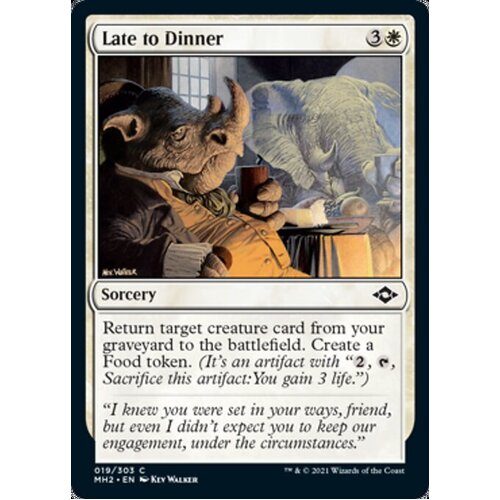 Late to Dinner - MH2