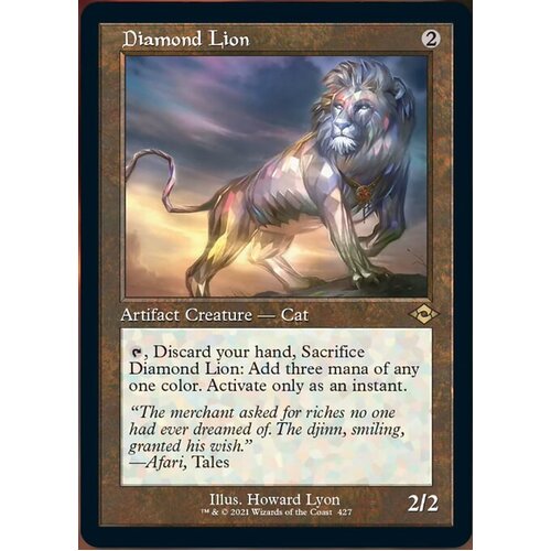 Diamond Lion (Retro Frame) -  MH2