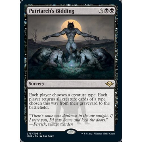 Patriarch's Bidding (Foil Etched)