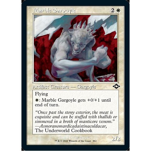 Marble Gargoyle (Retro Frame) (Foil Etched)