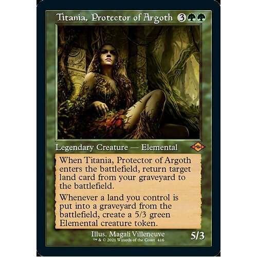 Titania, Protector of Argoth (Retro Frame) (Foil Etched)