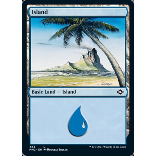 Island (484) (Foil Etched)