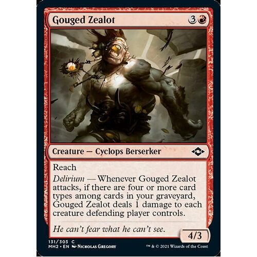 Gouged Zealot FOIL - MH2
