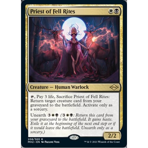 Priest of Fell Rites FOIL - MH2