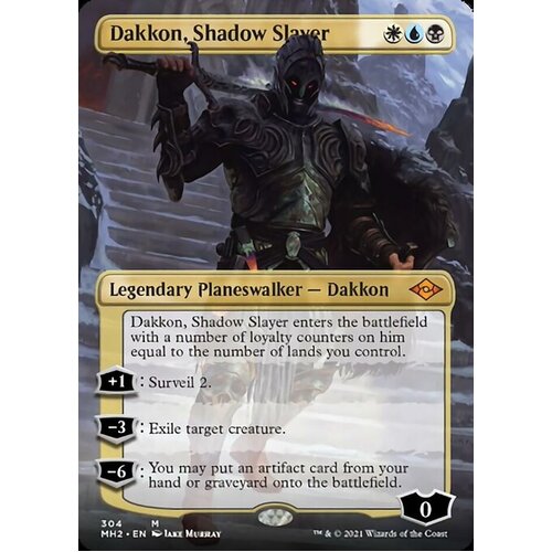 Dakkon, Shadow Slayer FOIL (Borderless) -  MH2