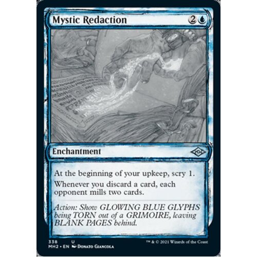 Mystic Redaction FOIL (Showcase) -  MH2
