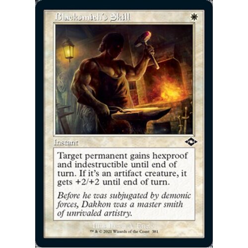 Blacksmith's Skill FOIL (Retro Frame) -  MH2