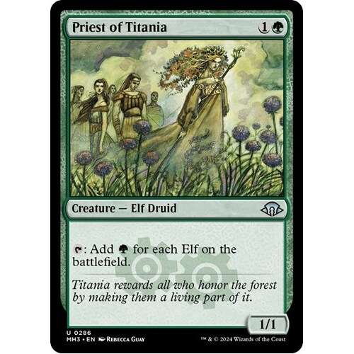 Priest of Titania FOIL - MH3