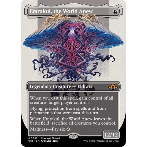 Emrakul, the World Anew (Borderless) FOIL - MH3 | Decked Out Gaming