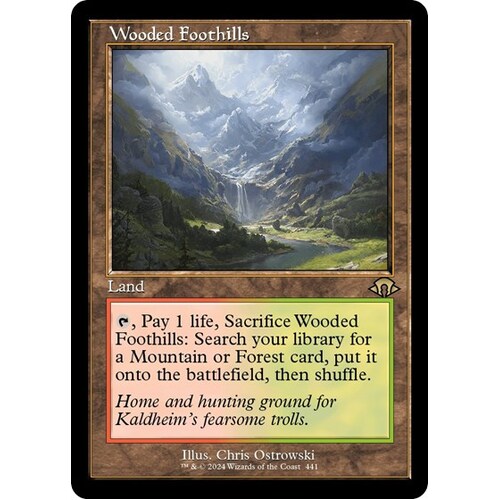 Wooded Foothills (Retro Frame) FOIL - MH3