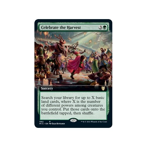 Celebrate the Harvest (Extended Art) - MIC