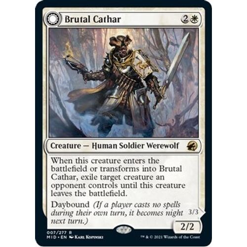 Brutal Cathar FOIL - MID