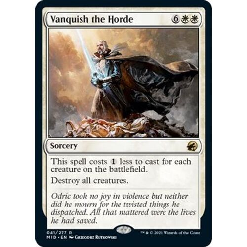 Vanquish the Horde FOIL - MID