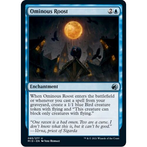Ominous Roost FOIL - MID