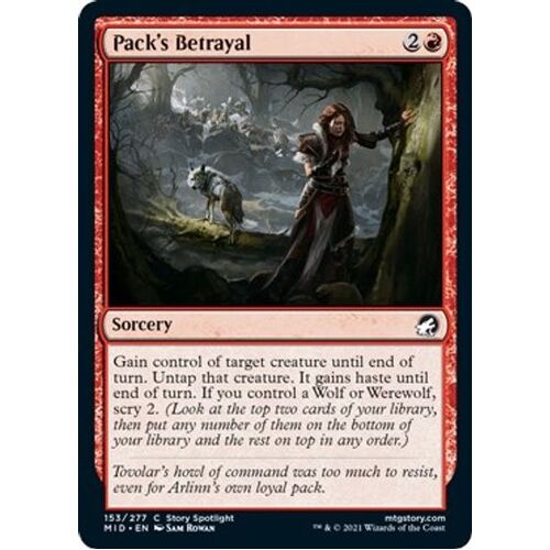 Pack's Betrayal FOIL - MID