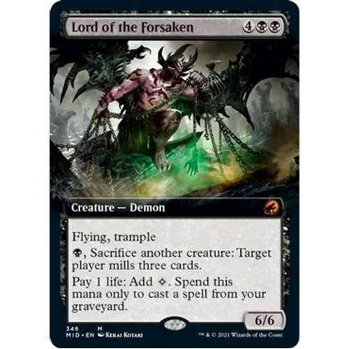Lord of the Forsaken (Extended Art) FOIL - MID