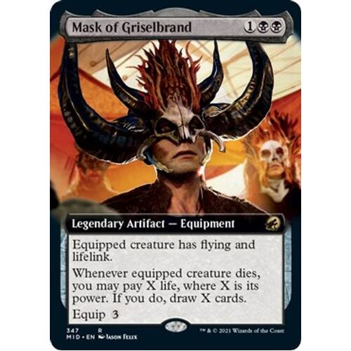 Mask of Griselbrand (Extended Art) FOIL - MID
