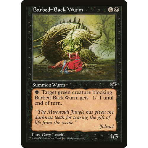 Barbed-Back Wurm - MIR