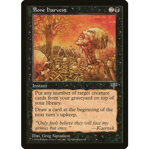 Bone Harvest - MIR