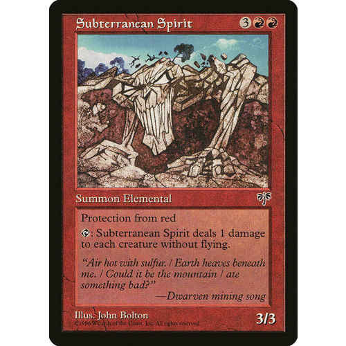 Subterranean Spirit - MIR