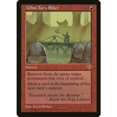 Telim'Tor's Edict - MIR