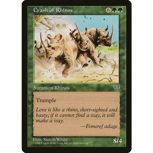 Crash of Rhinos - MIR