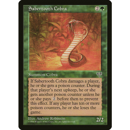 Sabertooth Cobra - MIR