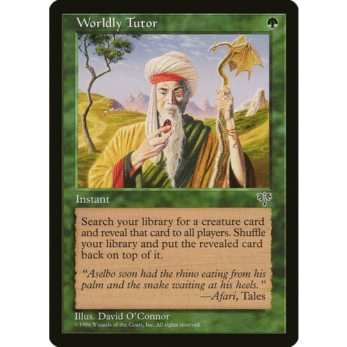 Worldly Tutor - MIR