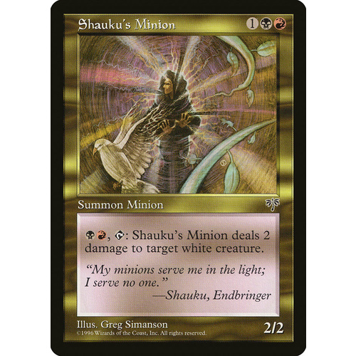 Shauku's Minion - MIR