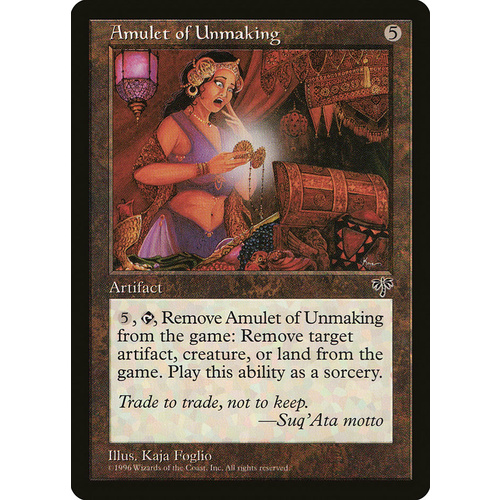 Amulet of Unmaking - MIR