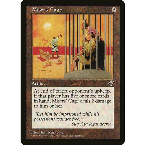 Misers' Cage - MIR