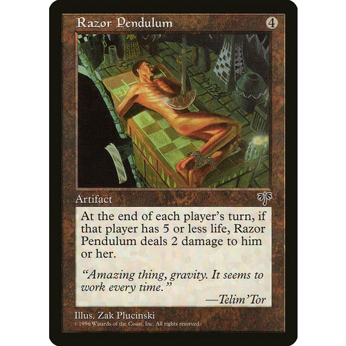 Razor Pendulum - MIR