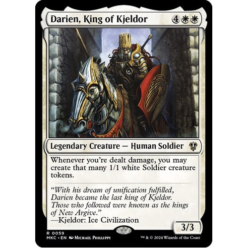 Darien, King of Kjeldor - MKC
