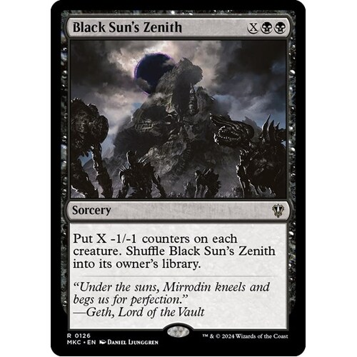 Black Sun's Zenith - MKC