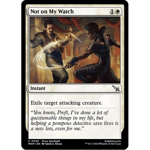 Not on my Watch - MKM