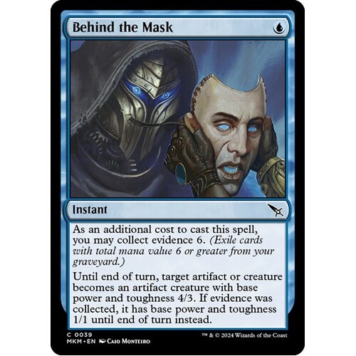 Behind the Mask - MKM