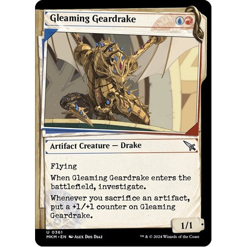 Gleaming Geardrake (Showcase) - MKM
