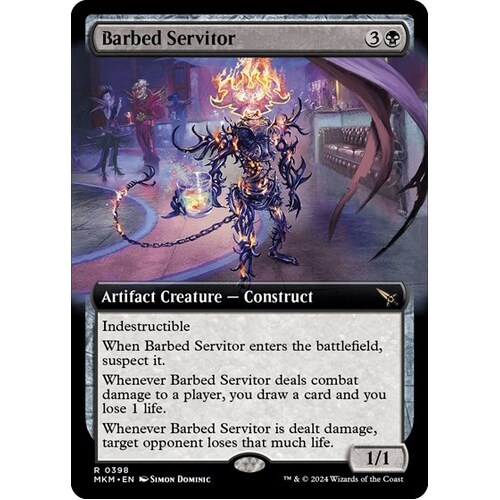 Barbed Servitor (Extended Art) - MKM