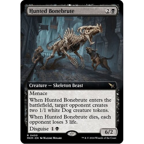 Hunted Bonebrute (Extended Art) - MKM