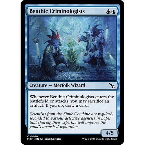 Benthic Criminologists FOIL - MKM