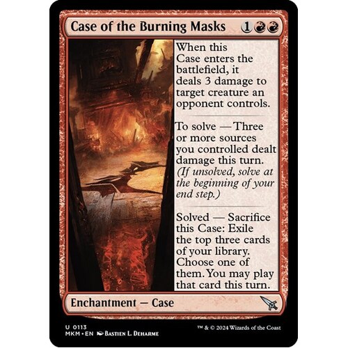 Case of the Burning Masks FOIL - MKM