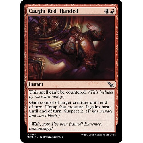 Caught Red-Handed FOIL - MKM