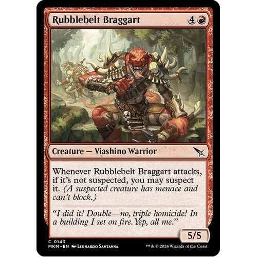 Rubblebelt Braggart FOIL - MKM