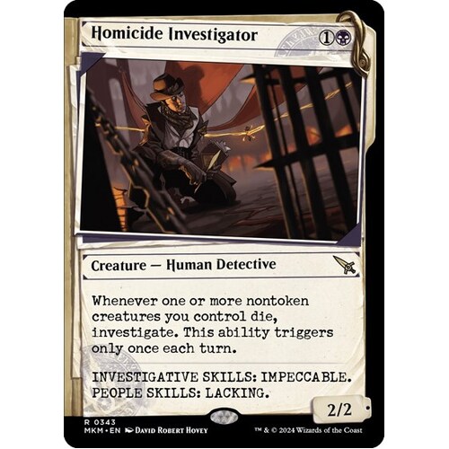 Homicide Investigator (Showcase) FOIL - MKM