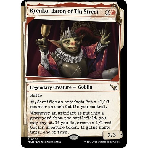 Krenko, Baron of Tin Street (Showcase) FOIL - MKM