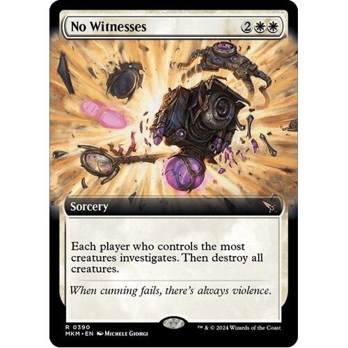 No Witnesses (Extended Art) FOIL - MKM